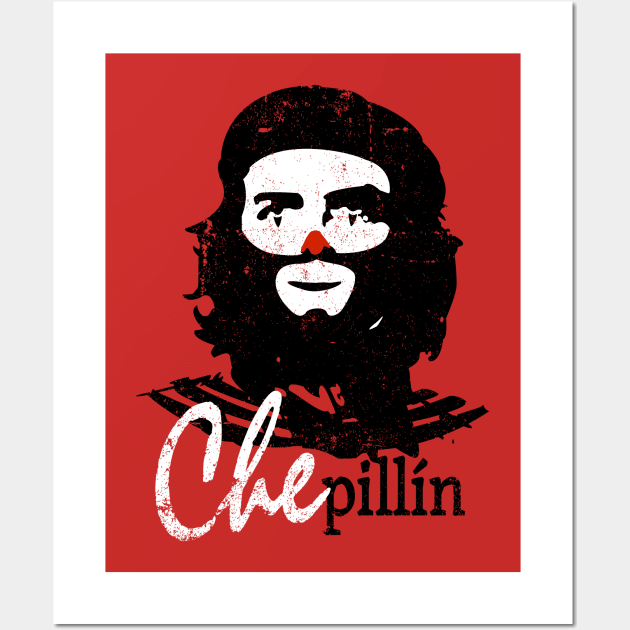 Che Pillin - Ceipillin - vintage design Wall Art by verde